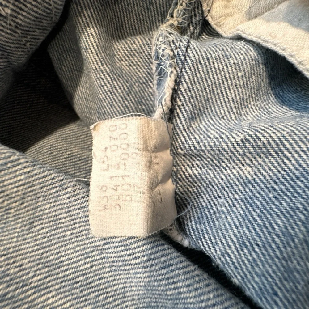 1980s-1990s VTG Levi's 501 Men’s  Jeans Distressed Finish W/ Repaired Rips